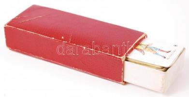 Piatnik & Söhne Wien kártya készlet, kopott lapokkal és pótolt lapokkal, eredeti tokjában