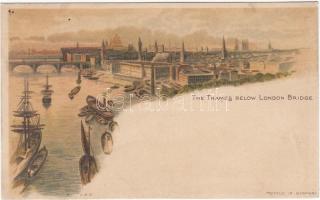 London litho minicard (11.5 × 9 cm)