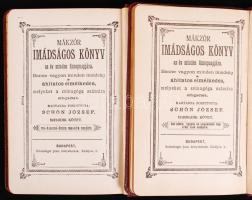 Mákzór Imádságos könyv I-IV. Budapest é.n. Schlesinger Jozs. könyvkeresk.