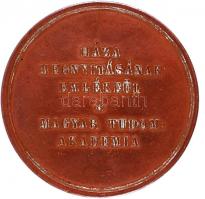 1865. "XI. Dec. MDCCCLXV / Háza Megnyitásának Emlékéül A Magyar Tudom: Akadémia" Br emléké...