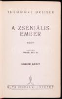 Theodor Dreiser: A zseniális ember II. Budapest 1937. Nova