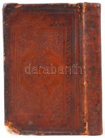 Zsidó imakönyv. Machsor Tom. VI. Bécs 1841. Héber nyelven. Dombornyomott bőrkötésben