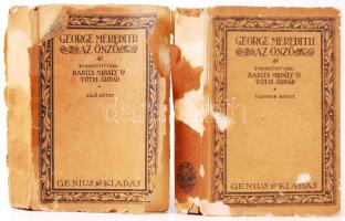 George Meredith: Az önző I-II. Sorszámozott. Genius Kiadás