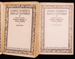 George Meredith: Az önző I-II. Sorszámozott. Genius Kiadás