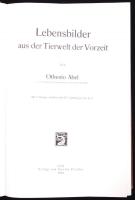 Othenio Abel: Lebensbilder aus der Tierwelt der Vorzeit. Jena, 1922. Gustav Fischer Kiadó. Számos illusztrációval, angolvászon kötésben, német nyelven, jó állapotban.