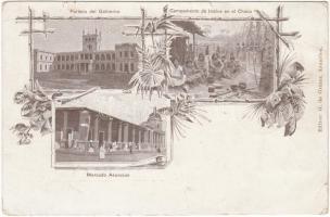 Asuncion, floral (small tear)