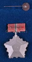 ~1955. "Hazafias Népfront" sorszámozott kitüntetés dísztokban T:1