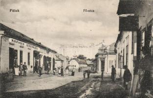 Fülek, Main street, shop of Jeremiás Kramer