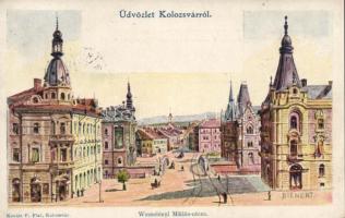 1899 Kolozsvár Wesselényi street s: Bienert