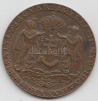 Szántó Gergely (1886-1962) 1927. "Királyi Magyar Egyetemi Nyomda" Br plakett (40mm) T:2