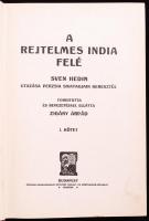 Sven Hedin: A rejtelmes India felé I-II. Budapest é.n. Magyar Kereskedelmi Közlöny