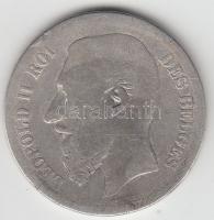 Belgium 1867. 2Fr "II. Lipót" Ag T:3
Belgium 1867. 2 Francs "Leopold II" Ag T:F