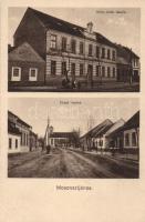 Mosonszentjános, Róm. kat. iskola, utca, templom (EK)