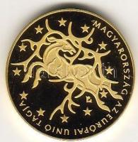 2004. 50.000Ft "EU" arany 13,964g T:PP Csak 7000db! R!