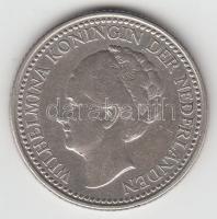 Hollandia 1921. 1/2G Ag "Wilhelmina" T:2- Netherlands 1921. 1/2 Gulden Ag "Wilhelmina" C:VF