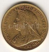 Nagy-Britannia 1896. 1Sov. "Victoria" arany 7,9881g T:2-