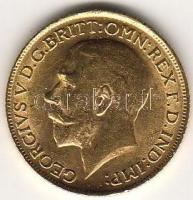 Nagy-Britannia 1912. 1Sov. "George" arany 7,9881g T:2