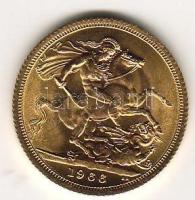 Nagy-Britannia 1966. 1Sov. "Elizabeth" arany 7,9881g T:2+