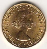 Nagy-Britannia 1957. 1Sov. "Elizabeth" arany 7,9881g T:2+