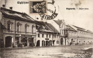 Segesvár Bajor street, shops