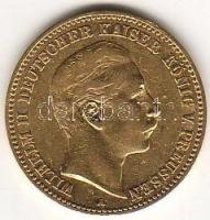 D.Reich/Poroszország 1896. 10M "Wilhelm II" arany 3,982g T:2- R!