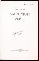Ady Endre: Válogatott versei. Budapest 1921. Pallas