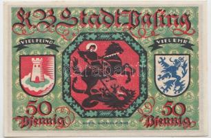 Német Birodalom / Hadifogolytábor / Pasing 1918. 50Pf T:I- Germany / War prison camp / Pasing 1918. 50 Pfennig C:AU