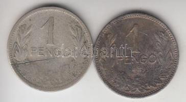 1926. 1P Ag (2x) T:3,3-