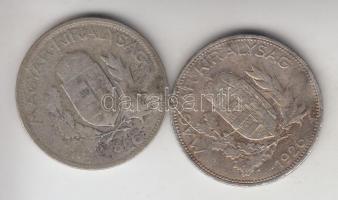 1926. 1P Ag (2x) T:3,3-