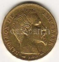 Franciaország 1860A. 20Fr "Napoleon" arany 6,452g T:2/3+