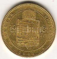 1881. 8Ft arany 6,452g T:2/3+