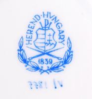 Herendi virág mintás kis tálka, jelzett, hibátlan, h:9,5 cm