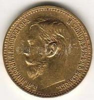 Oroszország 1898. 5R "Miklós" arany 4,3g T:2