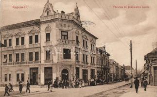 Kaposvár, Fő utca, János utca sarok, Csaplár Imre üzlete