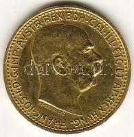 Ausztria 1912. 10Kr arany 3,387g T:2