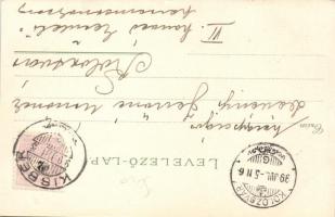 1899 Kisbér, Pulai ménes litho (EK)