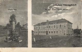 Vámösgyörk Artézi kút, állami elemi iskola (EK)