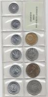 1985. 2f-20Ft 10db klf érmés forgalmi sor fóliatokban T:1