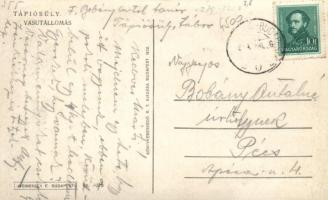 Tápiósüly vasútállomás (ragasztónyom / gluemark)