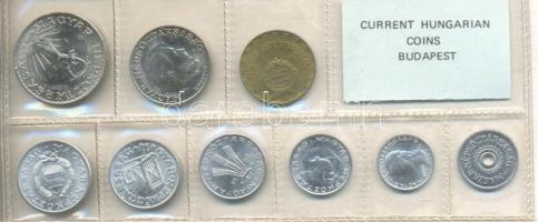 1980. 2f-10Ft 9db klf érmés forgalmi sor fóliatokban T:1