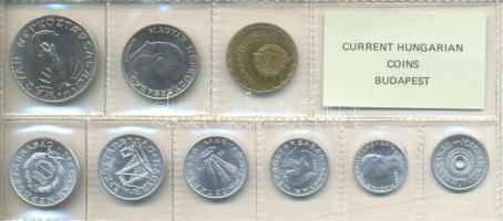 1979. 2f-10Ft 9db klf érmés forgalmi sor fóliatokban T:1