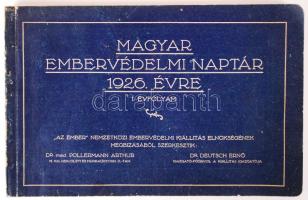 1926 Magyar Embervédelmi Naptár. Első évfolyam.