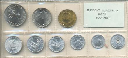 1981. 2f-10Ft 9db klf érmés forgalmi sor fóliatokban T:1