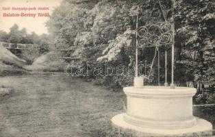 Balatonberény Gróf Hunyady park