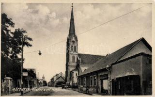 Ráckeve ref. templom, áruház