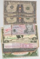 9db többféle bankjegyszerű utalvány a háborús időszaktól napjainkig T:vegyes