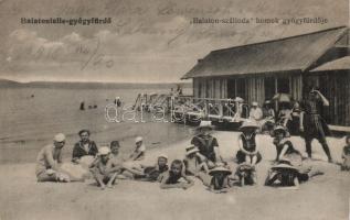 Balatonlelle-gyógyfürdő, a Balaton szálloda homokfürdője