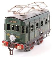 cca 1930. Märklin RS 880, óraműves mozdony "0"-ás méretű makett. Kézzel festett, fém. Felh...