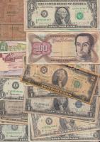27db vegyes amerikai bankjegy T:I-III- 27 pcs of mixed modern American banknotes C:Unc-VG