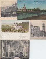 5 db régi városképes lap: Lugos, Nagyvárad, Máriaradna (2), CSukás / 5 pieces of old city cards